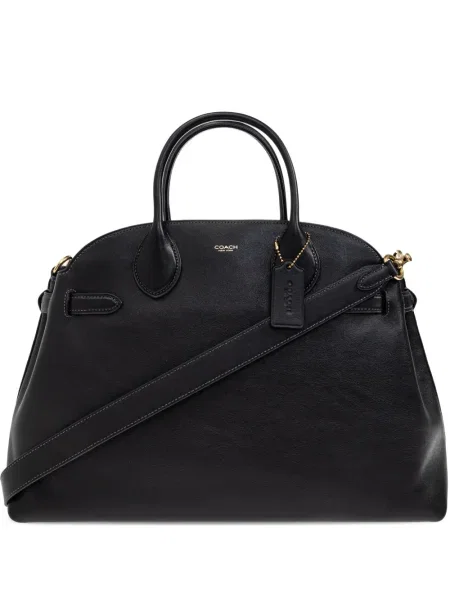 Geanta de piele Coach din piele negru