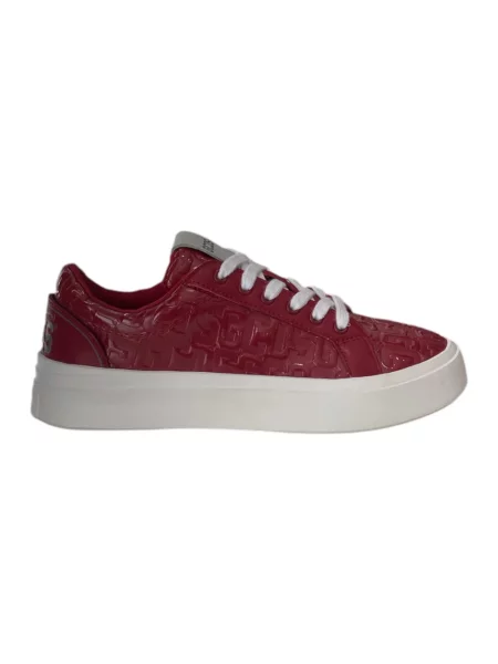 Sneakersy Gcds skórzane czerwone