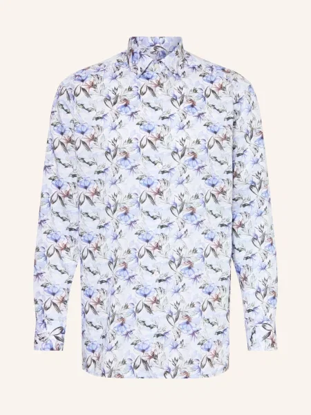 Olymp Koszula Luxor Comfort Fit blau biała