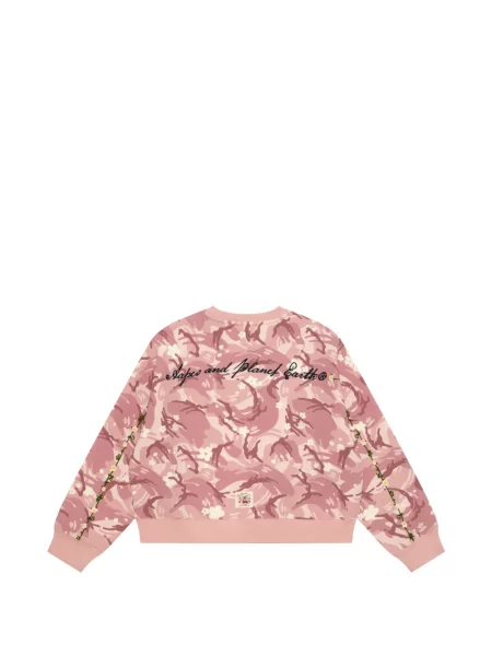 Hanorac Aape By A Bathing Ape cu imagine roz
