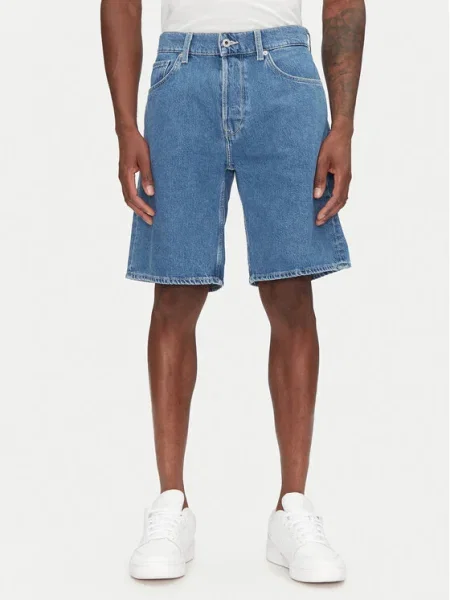 Pepe Jeans Džínsové šortky modrá