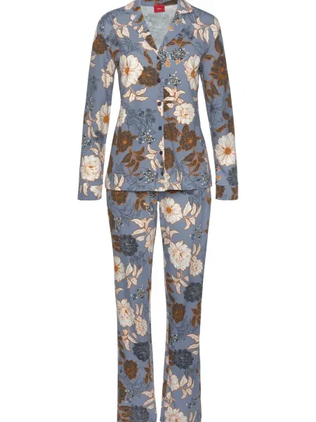 S.Oliver Pijama porumbel / mai multe culori albastru