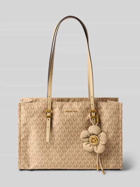 Torebka z wzorem z logo model ZADIE' Michael Michael Kors biała