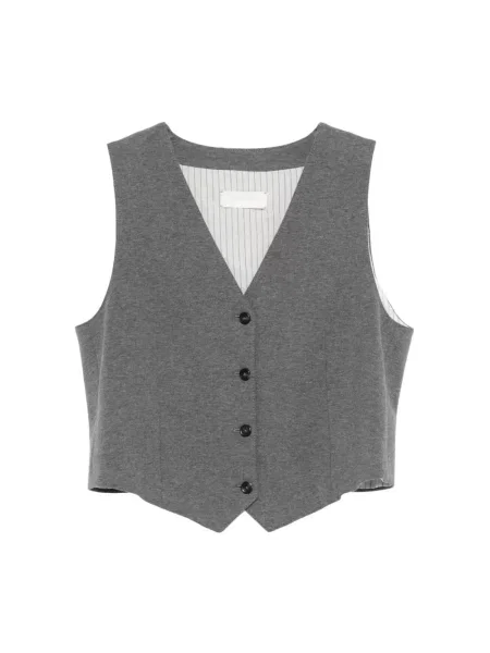 Kamizelka Circolo 1901 z kaszmiru szara