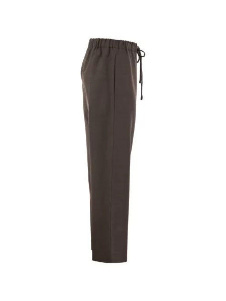 Pantaloni Antonelli cu cordon maro