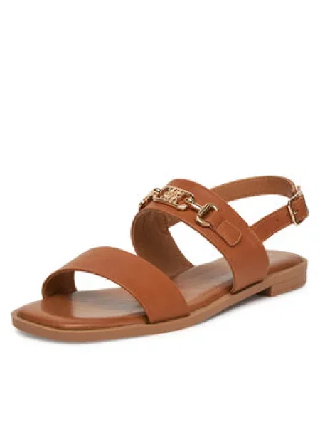 Nine West Sandály hnědá