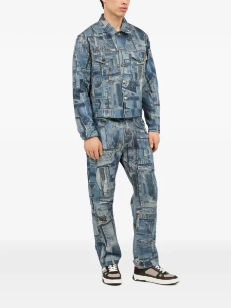 Geacă de blugi Roberto Cavalli albastru