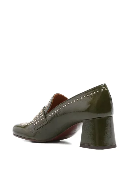 Pantofi cu toc Chie Mihara cu tepi verde
