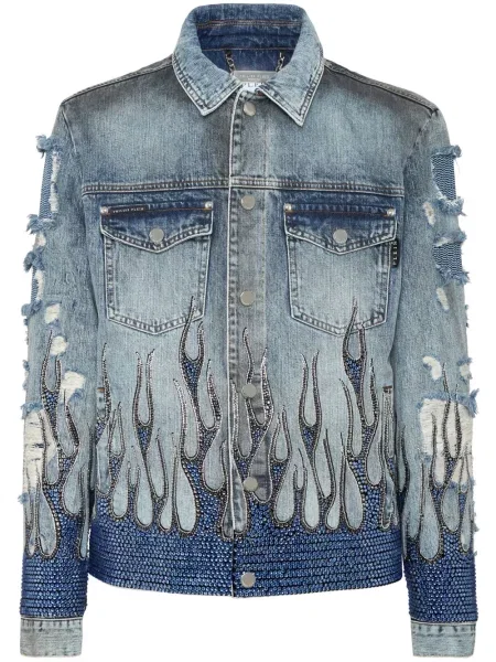 Geacă Philipp Plein gri