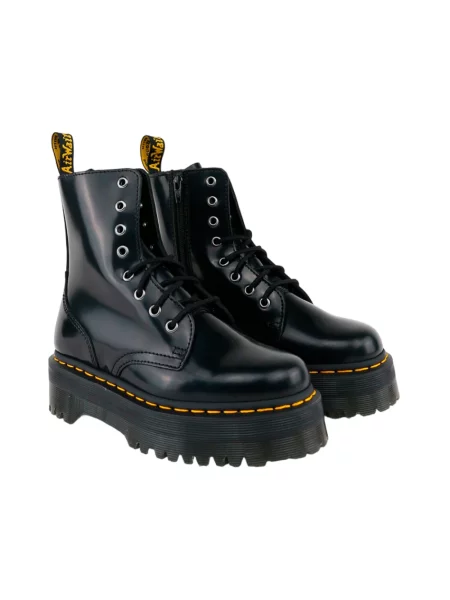 Botki Dr. Martens skórzane retro czarne