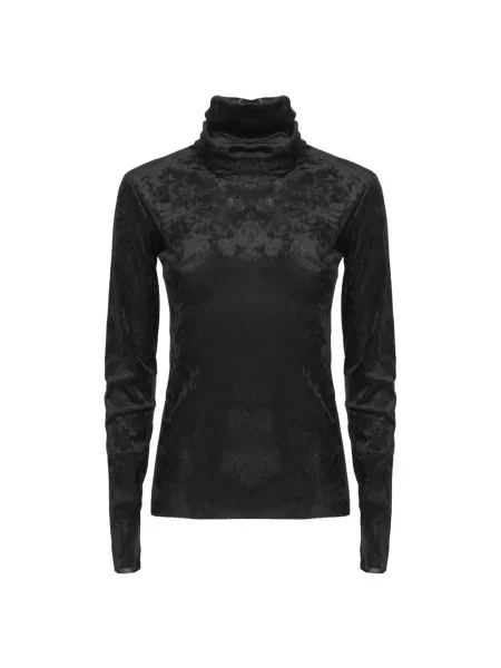 Sweter D.exterior z wysokim kołnierzem czarny