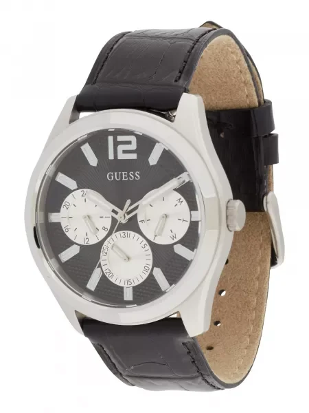 GUESS Analógové hodinky čierna
