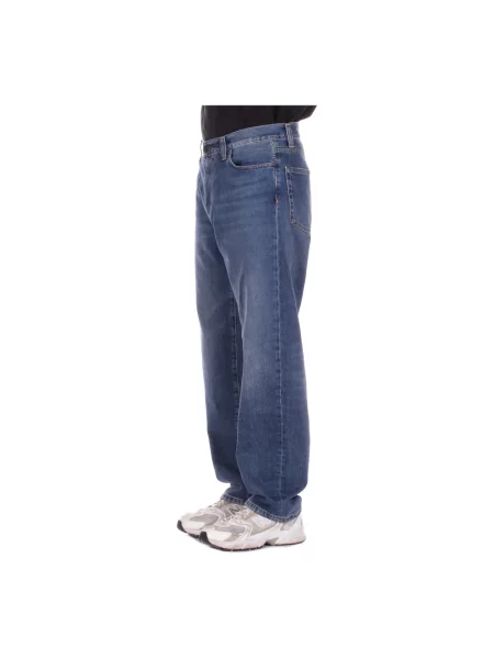Jeansy Carhartt Wip niebieskie