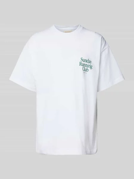 T-shirt z wyhaftowanym logo Another Cotton Lab czarna