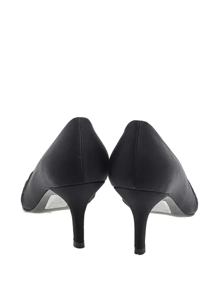 Pantofi cu toc Stuart Weitzman din dantelă negru