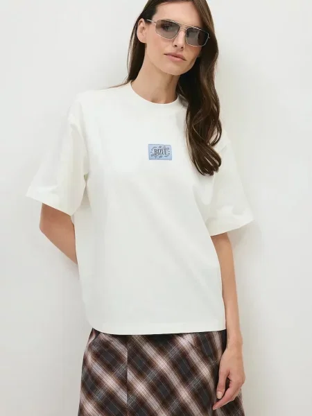 BIZUU tricou pentru femei din PARADISO alb