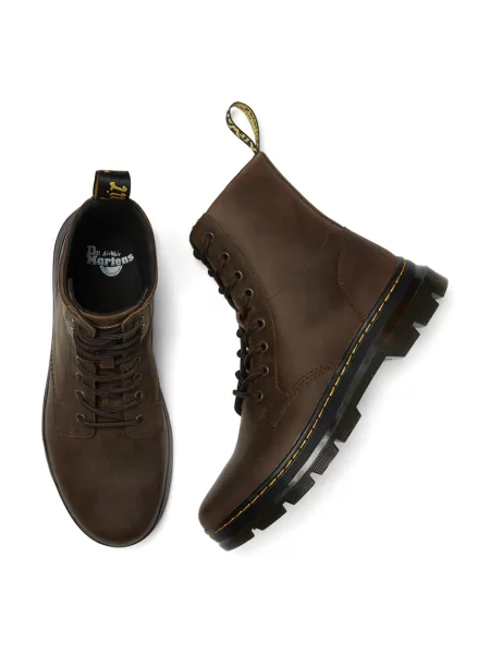 Кожаные ботинки Dr. Martens коричневые