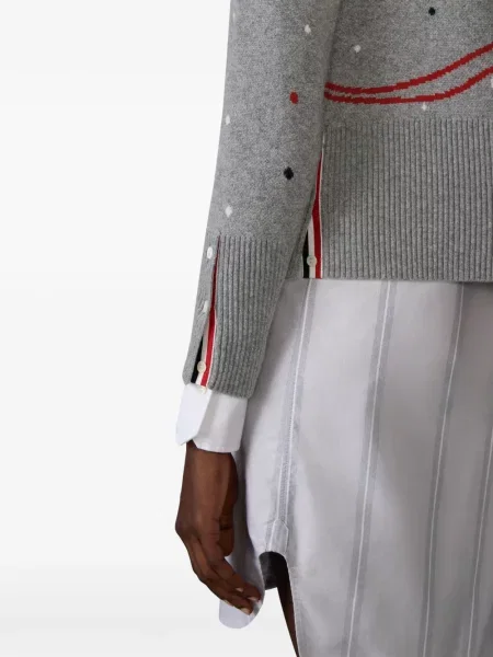 Cardigan Thom Browne gri