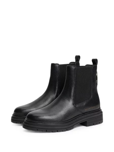 Botine chelsea Tommy Hilfiger din piele negru
