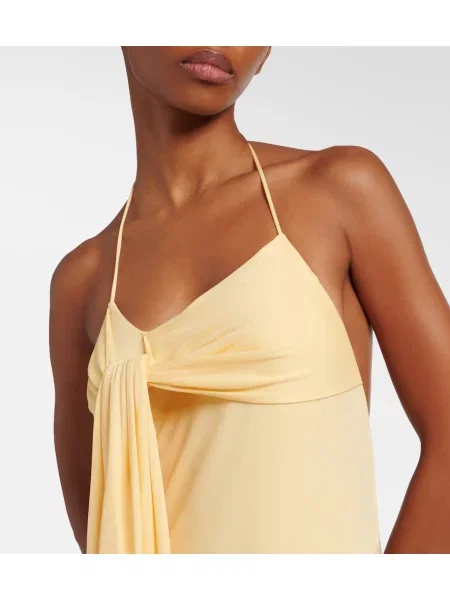 Rochie maxi Loewe din jerseu galben