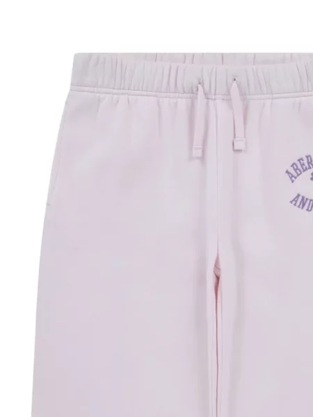 Spodnie dziecięce Abercrombie Fitch różowe