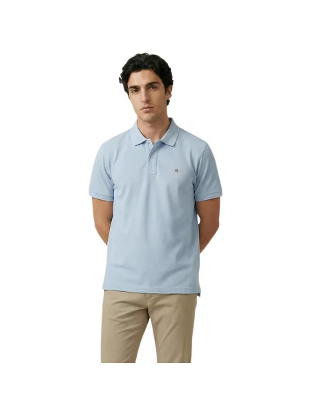 Tricou polo Gant albastru