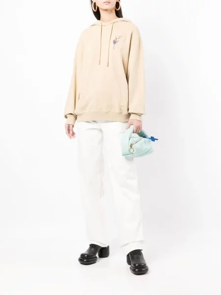 Kabelka Off-white s potiskem bílá