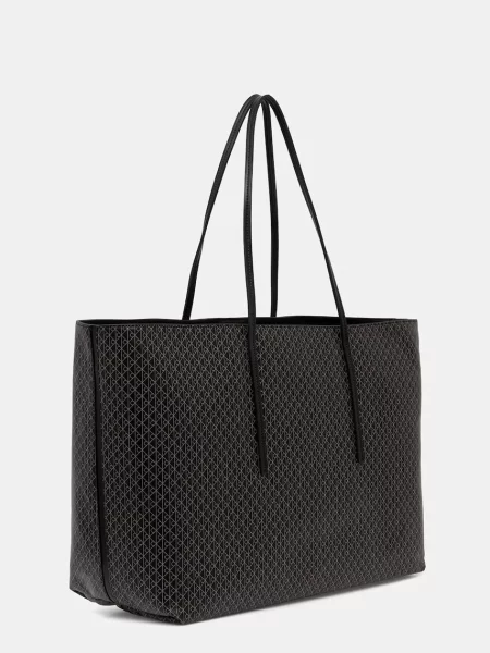 Geantă shopper Calvin Klein din piele negru