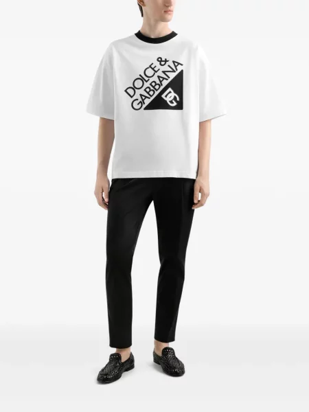 Tricou Dolce & Gabbana cu imagine alb