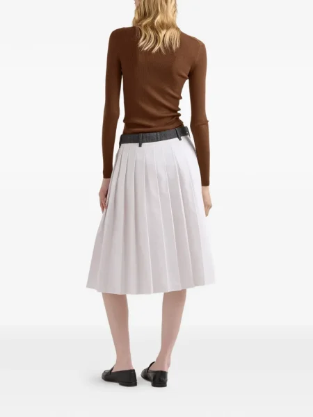 Cardigan Prada de lână maro