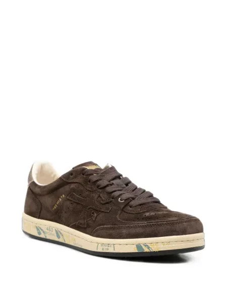 Sneakerși Premiata din piele de căprioară maro