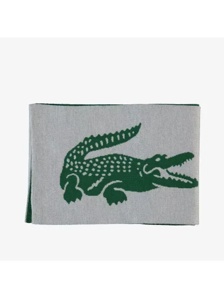 Lacoste шарф унісекс сірий