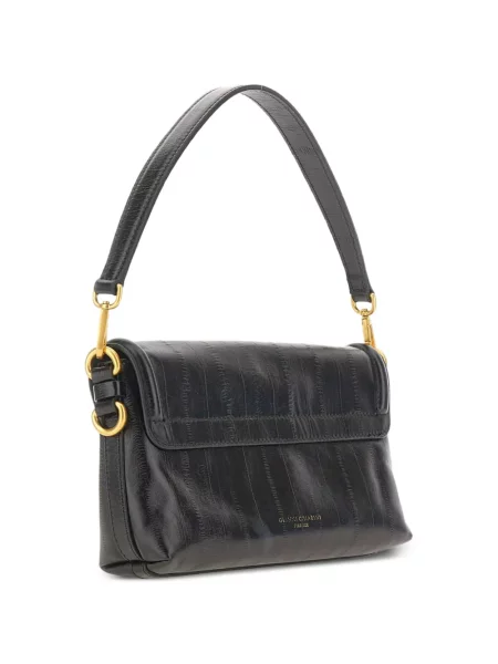 Bőr shopper táska Gianni Chiarini fekete