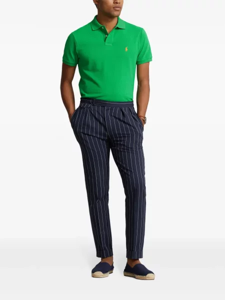 Polo Polo Ralph Lauren cu imagine de lână de costum verde