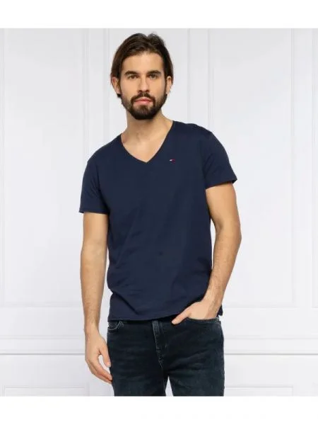 Tommy Jeans Póló TJM ORIGINAL JERSEY kék