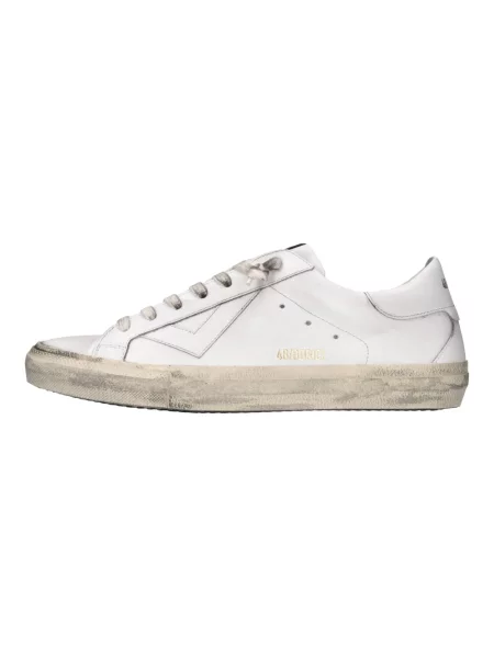 Sneakersy 4b12 skórzane białe
