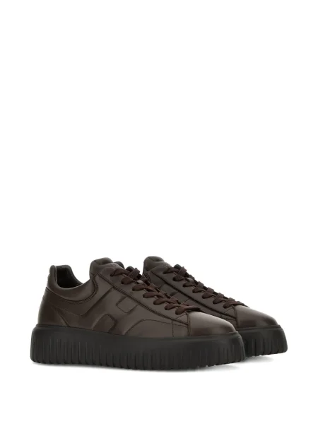 Sneakerși Hogan cu dungi maro