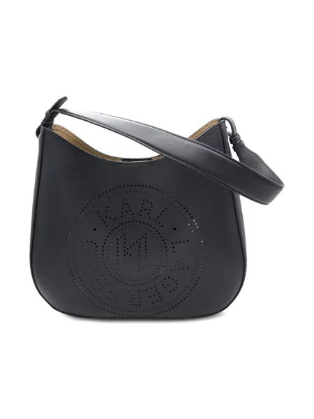 Torebka hobo Karl Lagerfeld czarna
