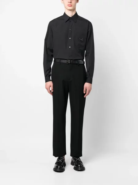 Marškiniai Dolce & Gabbana poplinas juoda