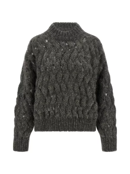Pulover Brunello Cucinelli gri