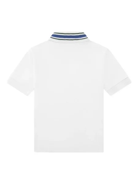 Koszulka polo dziecięca Lacoste biała