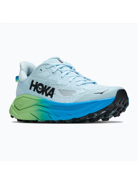 Încălțăminte de alergare pentru femei HOKA Challenger 8 glimmering blue/tart apple albastru