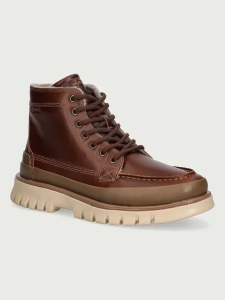 Botine Gant din piele maro