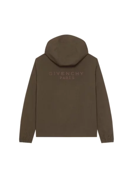 Haftowana wiatrówka Givenchy brązowa