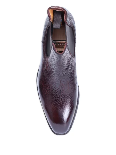 Botine chelsea Bontoni din piele maro