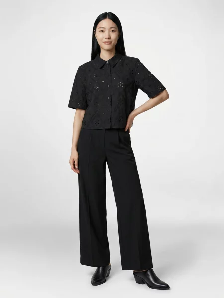 Scurt cămașă Vero Moda negru