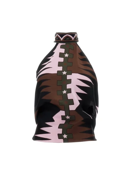 Jedwabny top Pucci z dekoltem halter