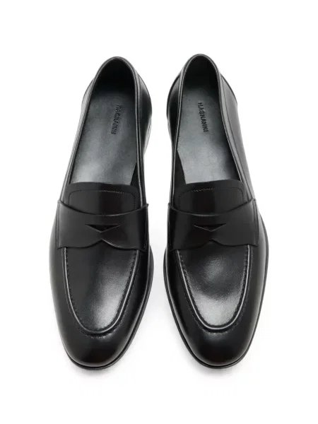 Pantofi loafer Magnanni din piele negru
