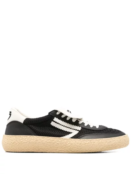 Sneakerși Puraai cu broderie negru