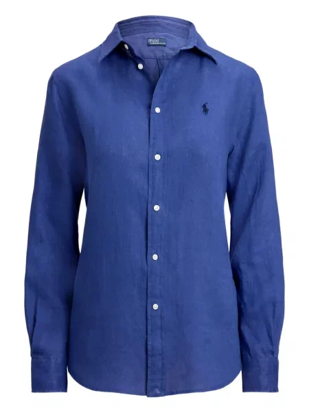 Дълго мрежеста тениска Polo Ralph Lauren с кръгло деколте зелено